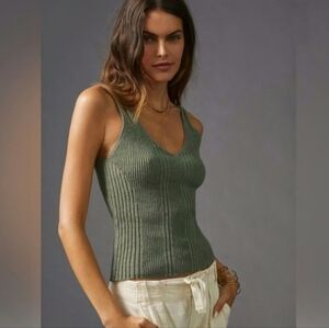 NWOT Anthropologie Double Strap Sweater Tank **No Longer Available Online**